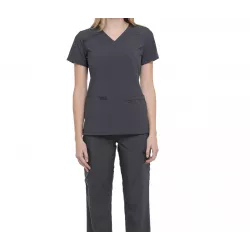 Tunique médicale haut cache cœur femme
