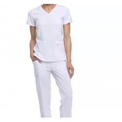 Tunique médicale haut cache cœur femme