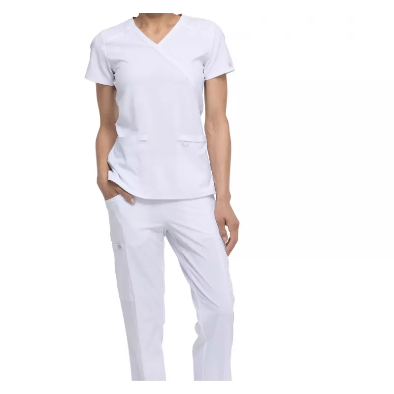 Tunique médicale haut cache cœur femme