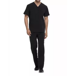 Tunique médicale haut col V homme