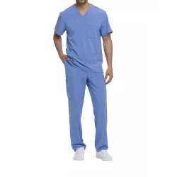 Tunique médicale haut col V homme
