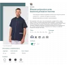 Blouse polycoton avec boutons-pression homme