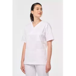 Tunique coton manches courtes unisexe