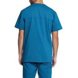 Tunique médicale haut col V homme