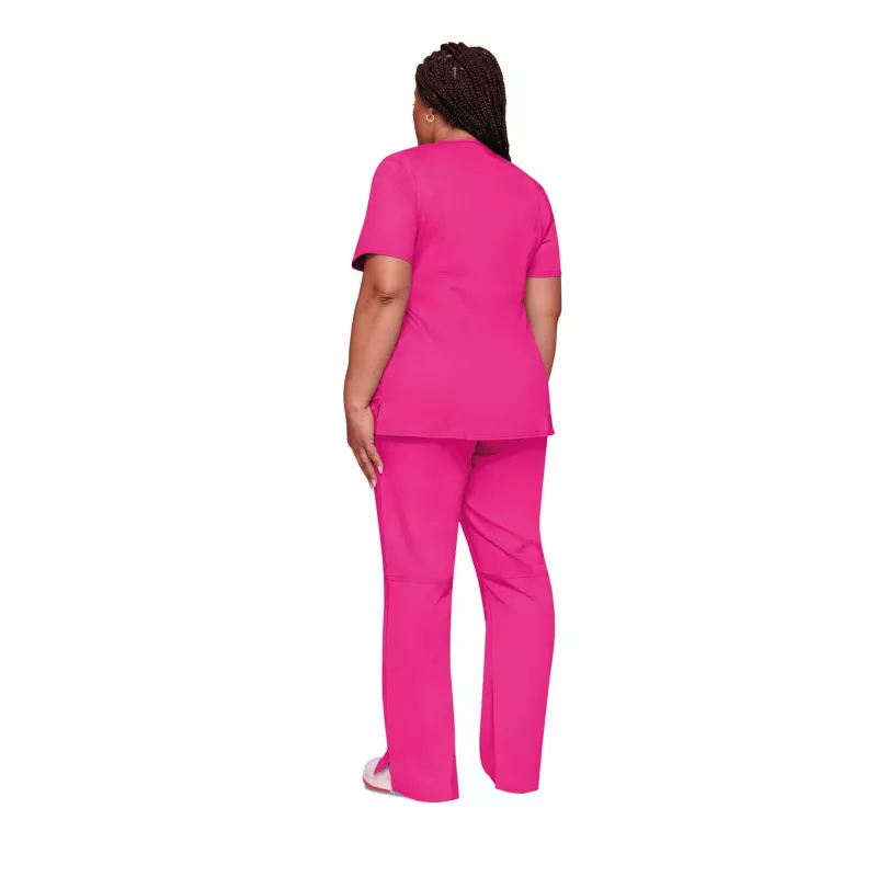 Tunique médicale haut cache-cœur femme