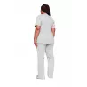 Tunique médicale haut cache-cœur femme