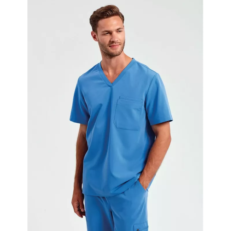 Tunique stretch manches courtes homme