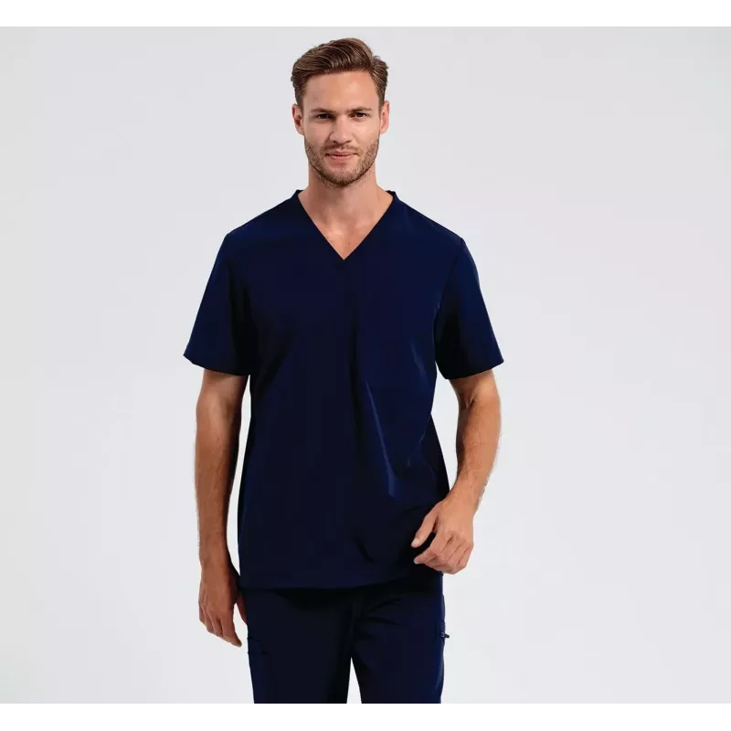 Tunique stretch manches courtes homme