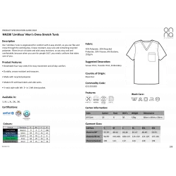 Tunique stretch manches courtes homme