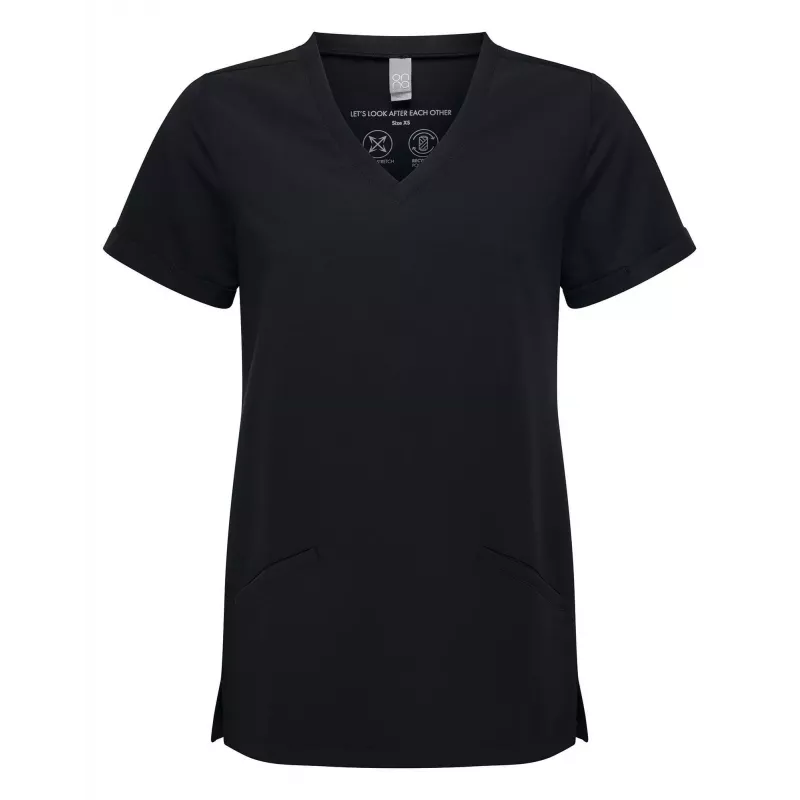 Tunique stretch manches courtes femme