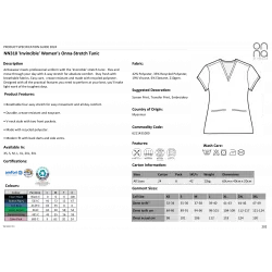 Tunique stretch manches courtes femme