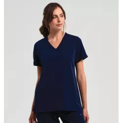 Tunique stretch manches courtes femme