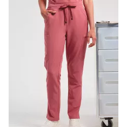 Pantalon cargo stretch femme