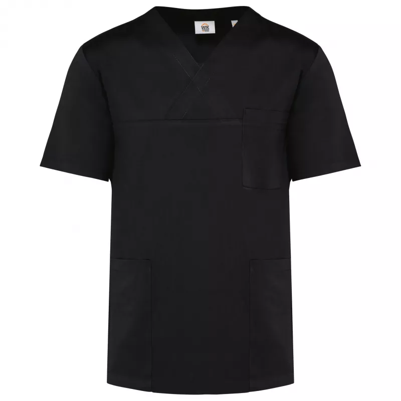 Tunique manches courtes polycoton unisexe