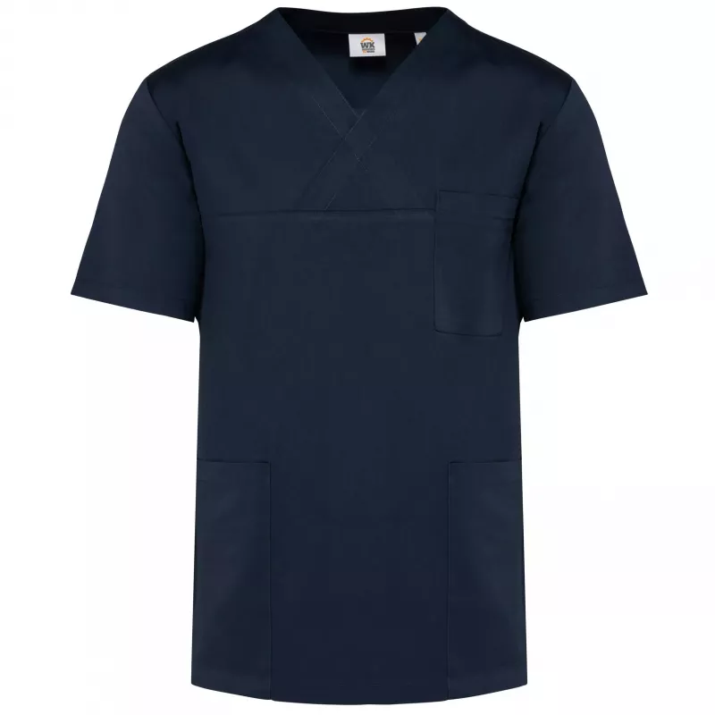 Tunique manches courtes polycoton unisexe