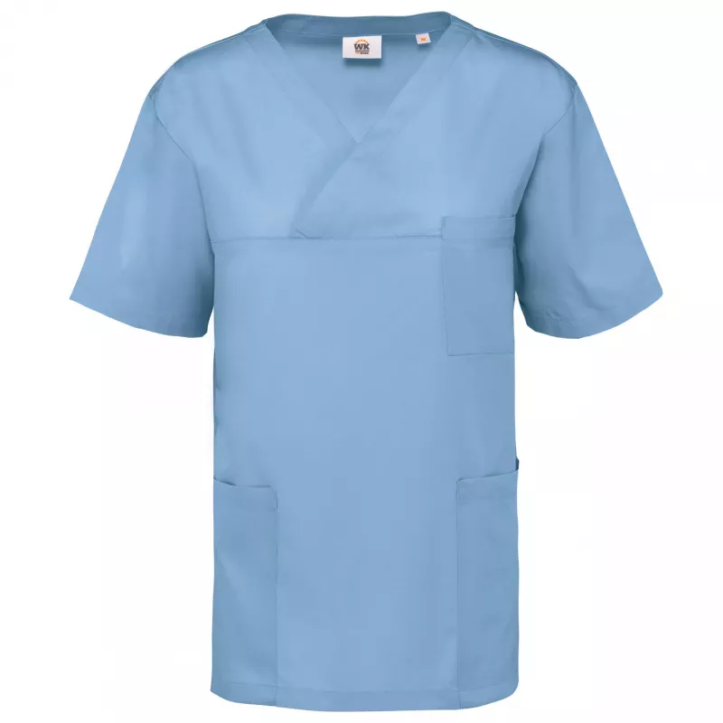 Tunique manches courtes polycoton unisexe