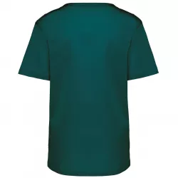 Tunique manches courtes polycoton unisexe