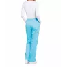 Pantalon cargo à taille moyenne à enfiler femme