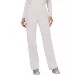 Pantalon cargo à taille moyenne à enfiler femme