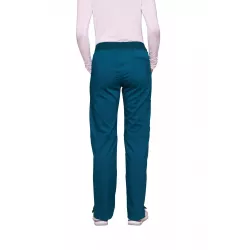 Pantalon cargo à taille moyenne à enfiler femme