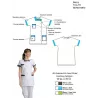 Tunique Médicale Berny - Confort et Résistance | Shop ta blouse