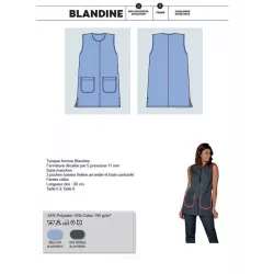 Blouse Infirmière Blandine - Sans Manches | Shop ta blouse