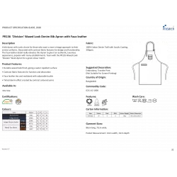 Tablier à bavette "Division"