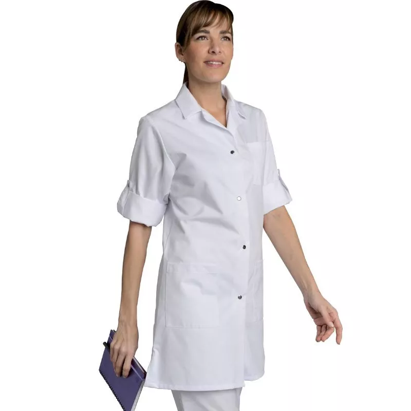 Blouse de Laboratoire Britney Femme - Manches Réglables | Shop ta blouse