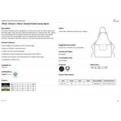 Tablier en toile à double poche Artisan's Choice