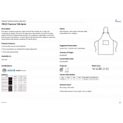 Tablier à bavette Espresso