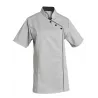 Veste de Cuisine Femme - Manches courte Col Officier | Shop ta blouse