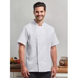 Veste chef cuisinier manches courtes Coolchecker