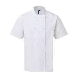 Veste chef cuisinier manches courtes Coolchecker