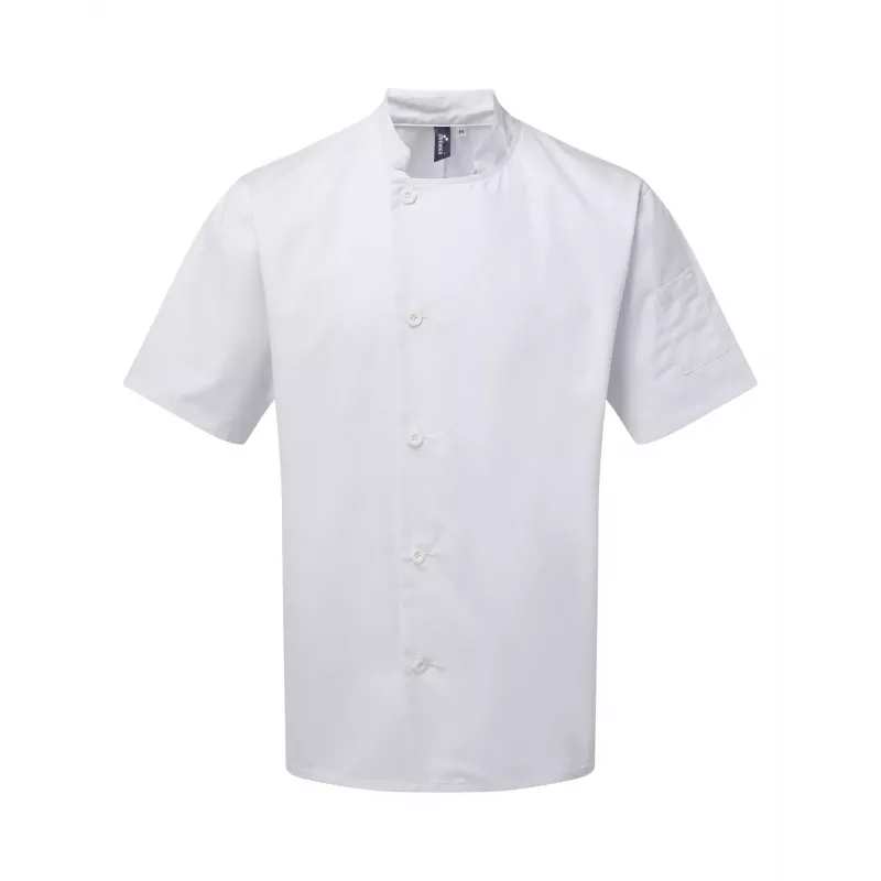 Veste chef cuisinier manches courtes "Essential"
