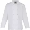 Veste de cuisine manches longues à boutons pression