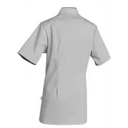 Veste de Cuisine Femme - Manches courte Col Officier | Shop ta blouse
