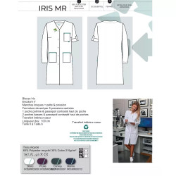 Blouse professionnelle femme MR –  Écoresponsable – Shoptablouse