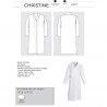 Blouse Femme CHRISTINE ML Polycoton Blanche | Shoptablouse