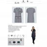 Blouse médicale Femme Elin MC TENCEL Écoresponsable | Shoptablouse