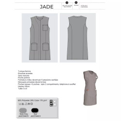 Blouse Femme Sans Manches JADE SM Polycoton | Shoptablouse