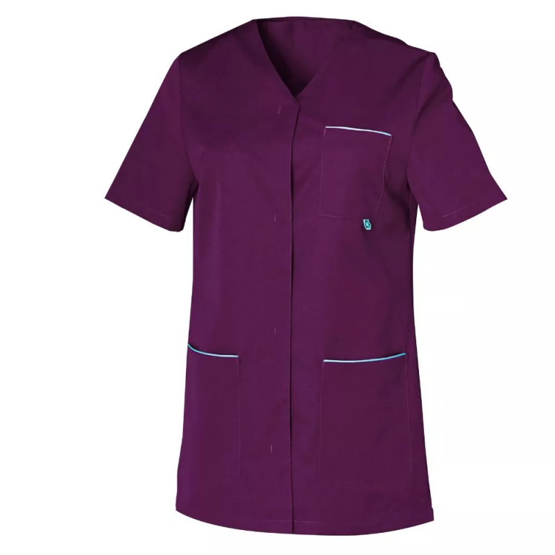 Tunique médicale Femme AURORE MC Polycoton Recyclé | Shoptablouse