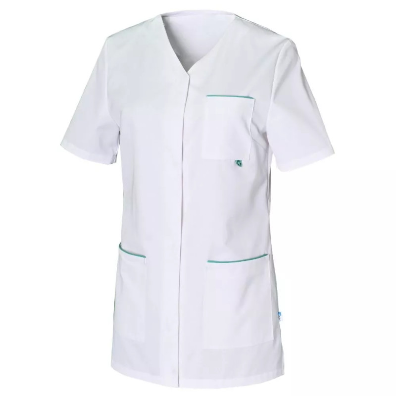 Tunique médicale Femme AURORE MC Polycoton Recyclé | Shoptablouse