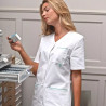 Tunique médicale Femme AURORE MC Polycoton Recyclé | Shoptablouse