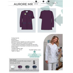 Tunique Femme AURORE Manche réglable Polycoton Recyclé | Shoptablouse