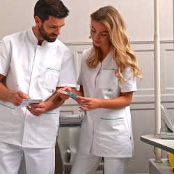 Tunique médicale Homme James MC Polycoton Recyclé | Shoptablouse