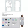 Blouse Madona ML Rayé - Vêtement Médical Femme