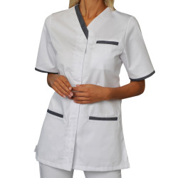 Blouse Médicale Blanche Suzie | Personnel Hospitalier - Shop ta blouse