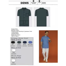 Tunique Médicale Homme - 100% Coton Col V | Shop ta blouse