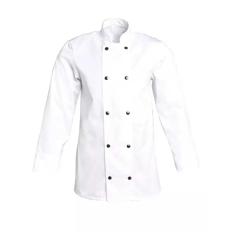 Veste Cuisine Mixte Restaurant | Modèle Fabrice ML, Manches Longues, Entretien Facile, Usage Intensif en Cuisine