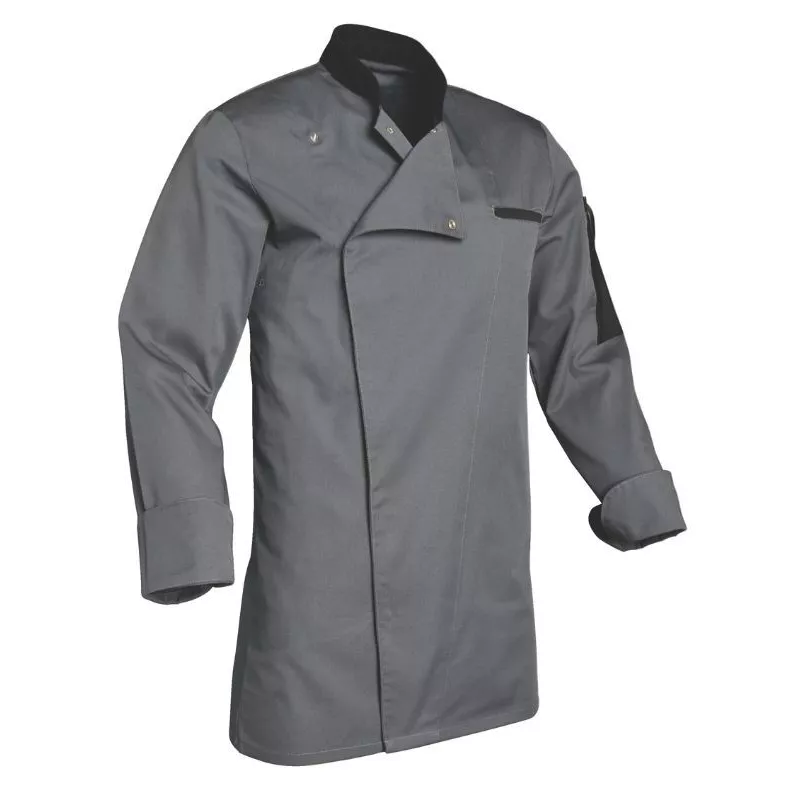 Veste de Cuisine Homme Florent | Col Officier, Boutons Pression, Tissu Respirant | Usage Intensif en Restauration Veste de Cuisine Homme Florent | Col Officier, Boutons Pression, Tissu Respirant | Usage Intensif en Restauration